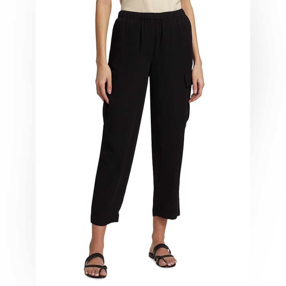 Theory Silk Cargo Pants